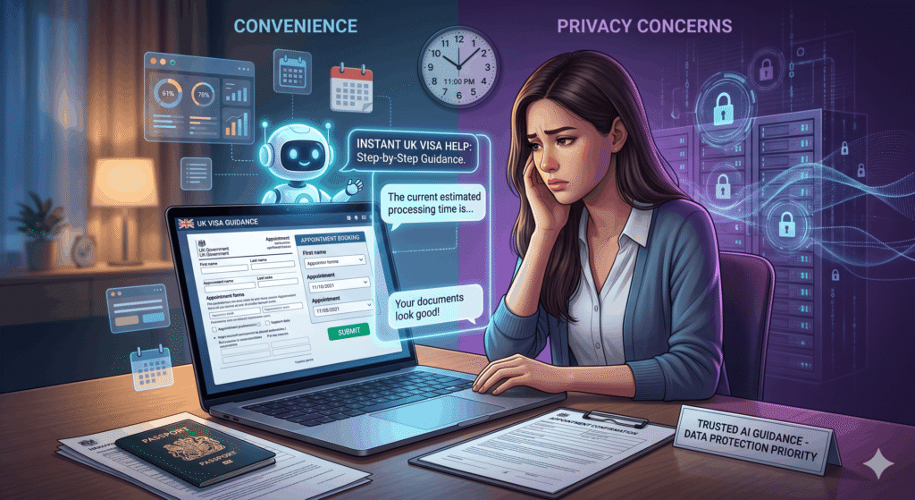 VFS AI chatbot UK visa